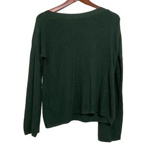 Anthropologie MOTH Forest Green Sweater Size Medium